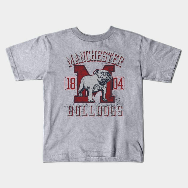 Manchester - Bulldogs Kids T-Shirt by viSionDesign